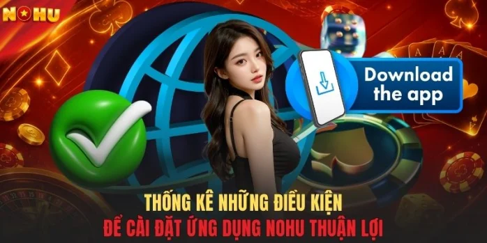 Thống kê những điều kiện để cài đặt ứng dụng NOHU thuận lợi